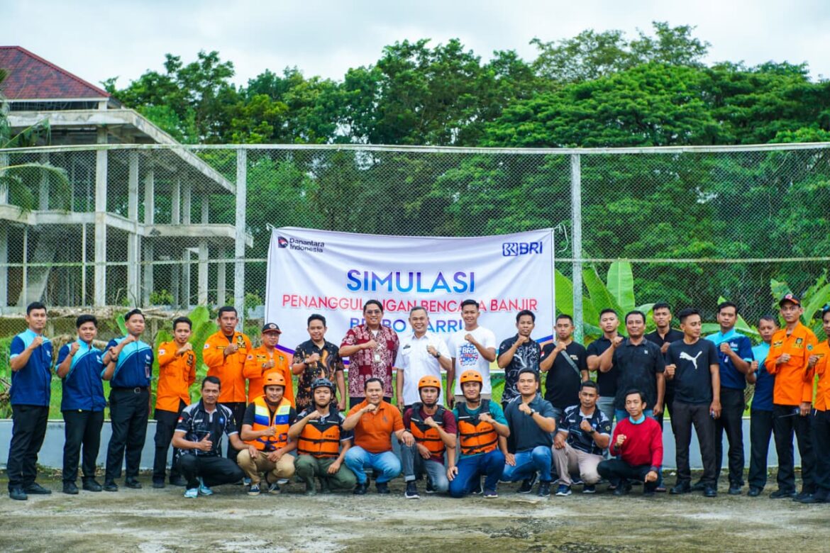 Antisipasi Cuaca Ekstrem, BRI Barru Siapkan Personel Tangguh Bencana Lewat Simulasi BPBD