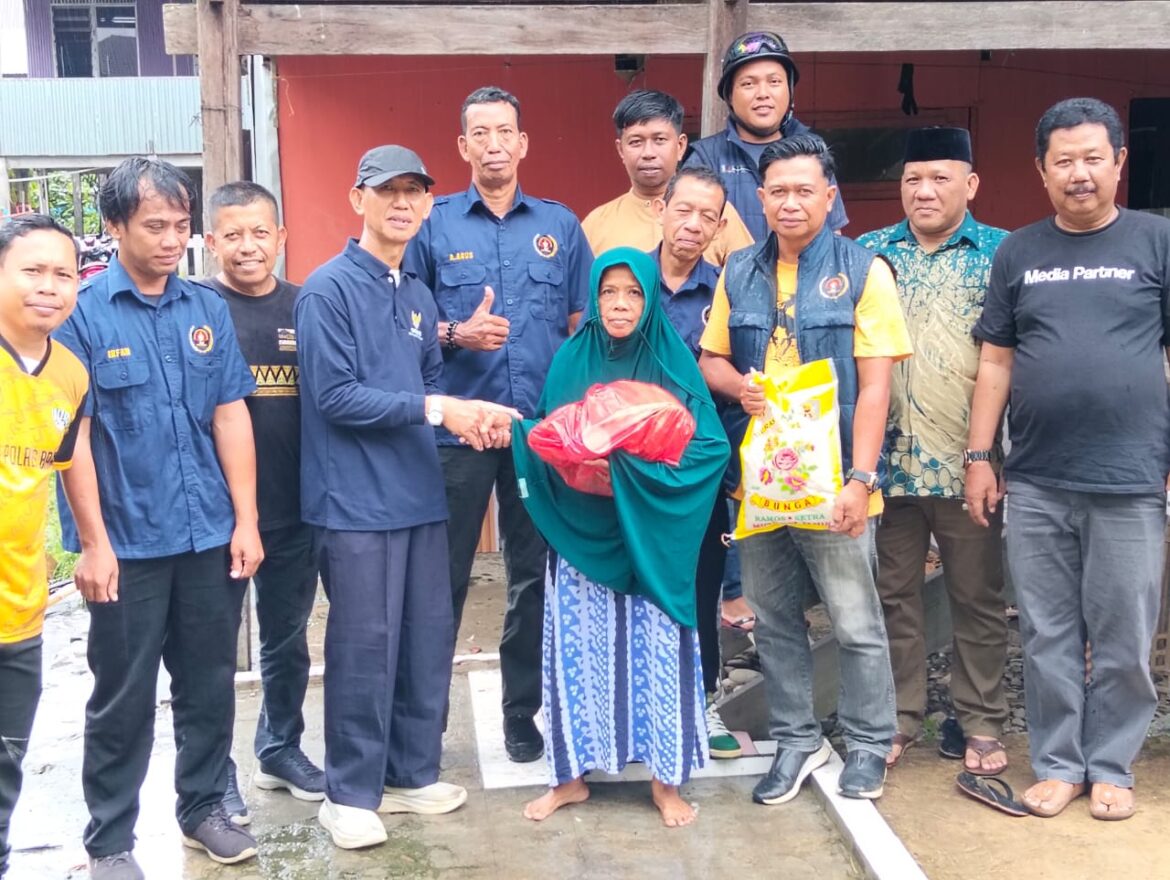 Hati untuk Rakyat, PWI Barru Santuni Penyandang Disabilitas dan Korban Bencana di Hari Jadi ke-80