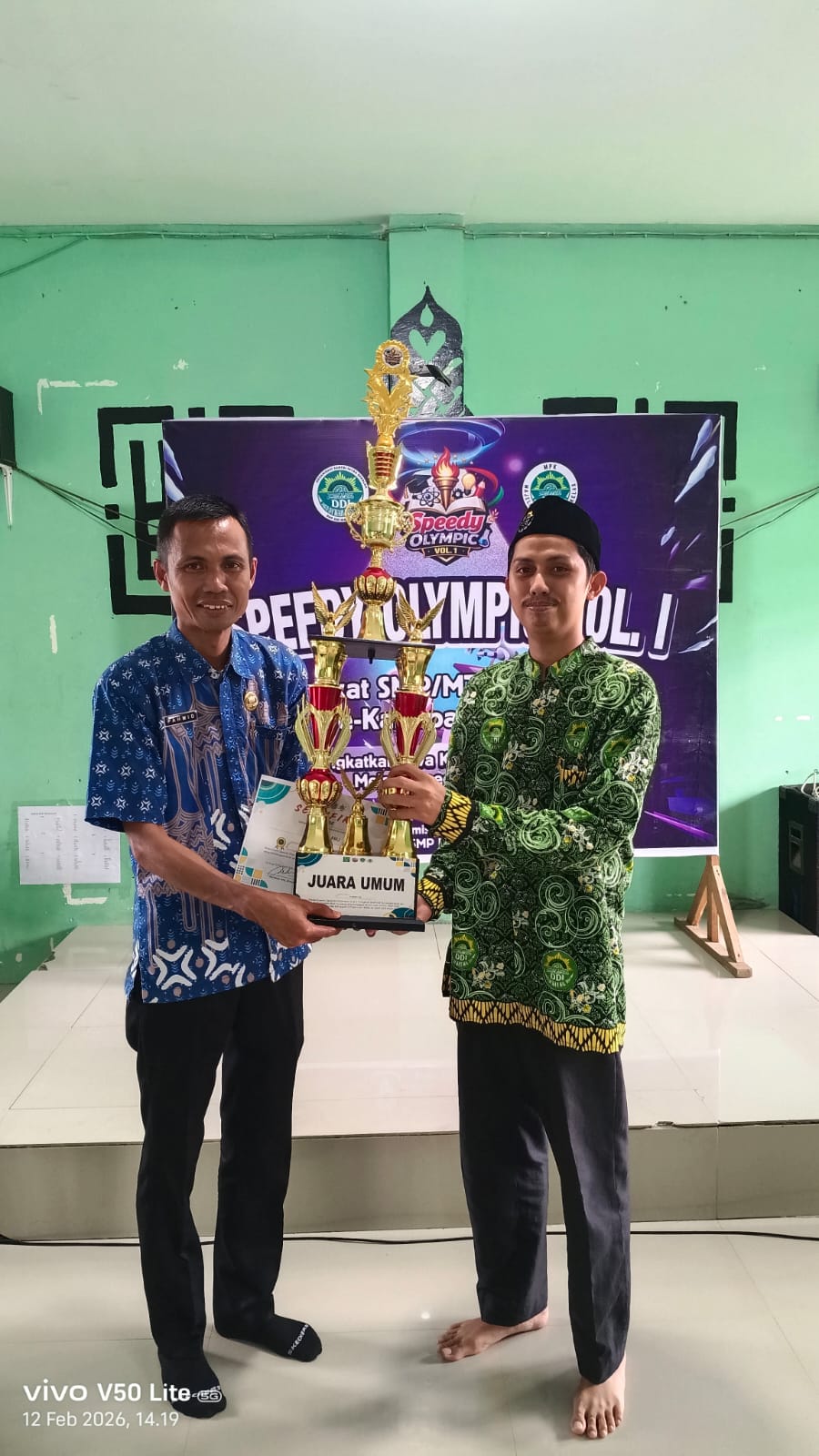 UPTD SMPN 22 Barru Sabet Juara Umum Speedy Olympic Voli. 1 di Mangkoso