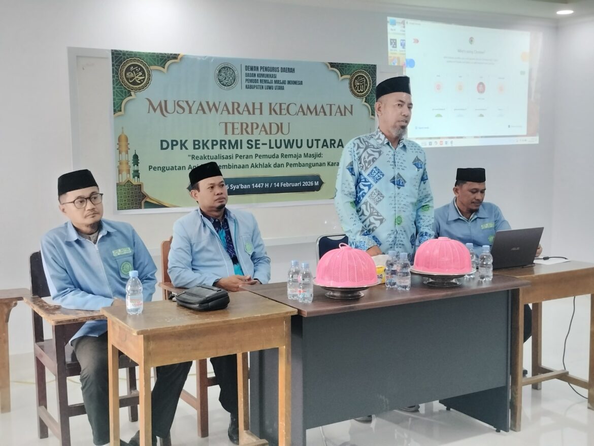 Perkuat Konsolidasi, DPD BKPRMI Luwu Utara Gelar Musyawarah Kecamatan Terpadu