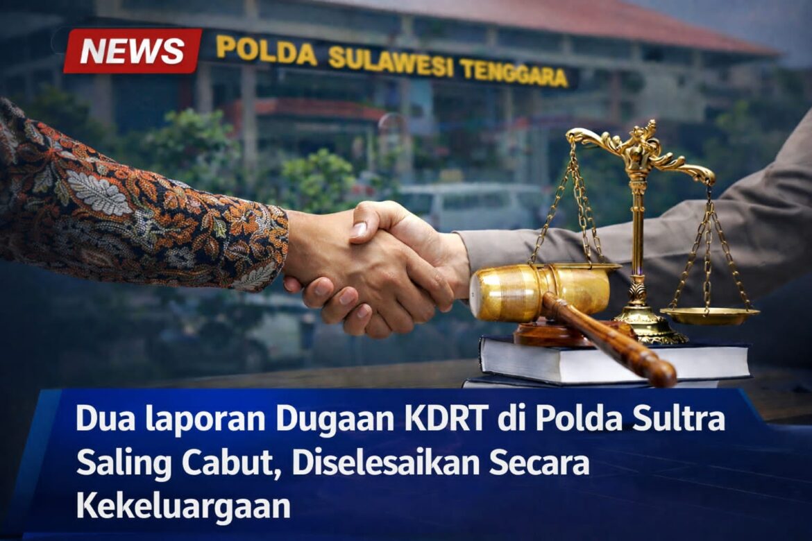 *Dua Laporan Dugaan KDRT di Polda Sultra Dicabut, Diselesaikan Secara Kekeluargaan*