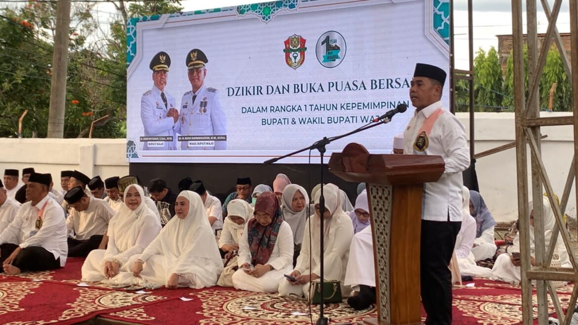 Satu tahun kepemimpinan Andi Rosman bersama dr Baso Rahmanuddin sebagai Bupati dan Wakil Bupati Wajo