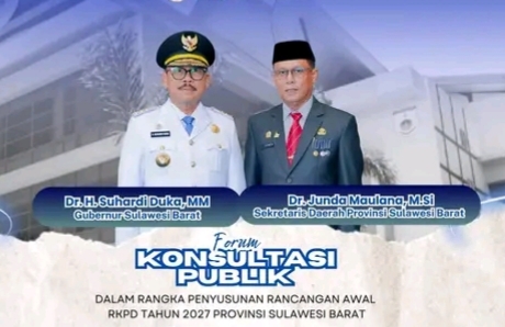 Menuju Sulbar Maju dan Sejahtera, Pemprov Siapkan Forum Publik RKPD 2027