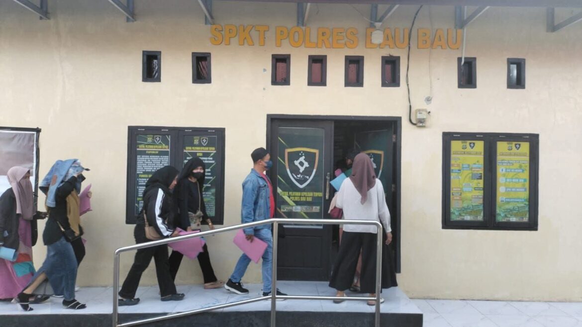 Puluhan Korban Dugaan Investasi Bodong Kripto AMG Phanteon Lapor ke Polres Baubau*