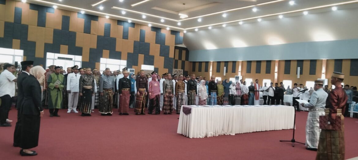 Prosesi Pelantikan dipimpin langsung Bupati Wajo, Pertegas Pelayanan Publik.