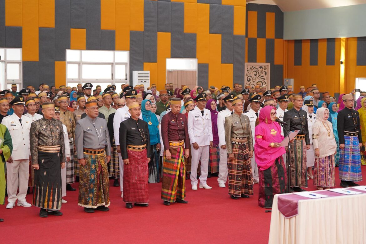 Prosesi Pelantikan, dipimpin langsung Bupati Wajo, Pertegas Pelayanan Publik.