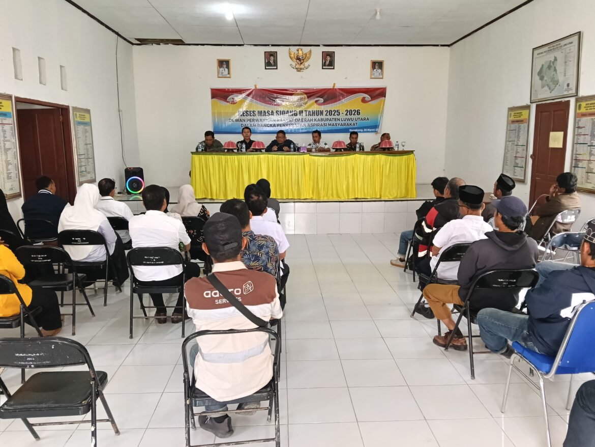 DPRD Luwu Utara Gelar Reses di Rongkong, Serap Aspirasi Masyarakat