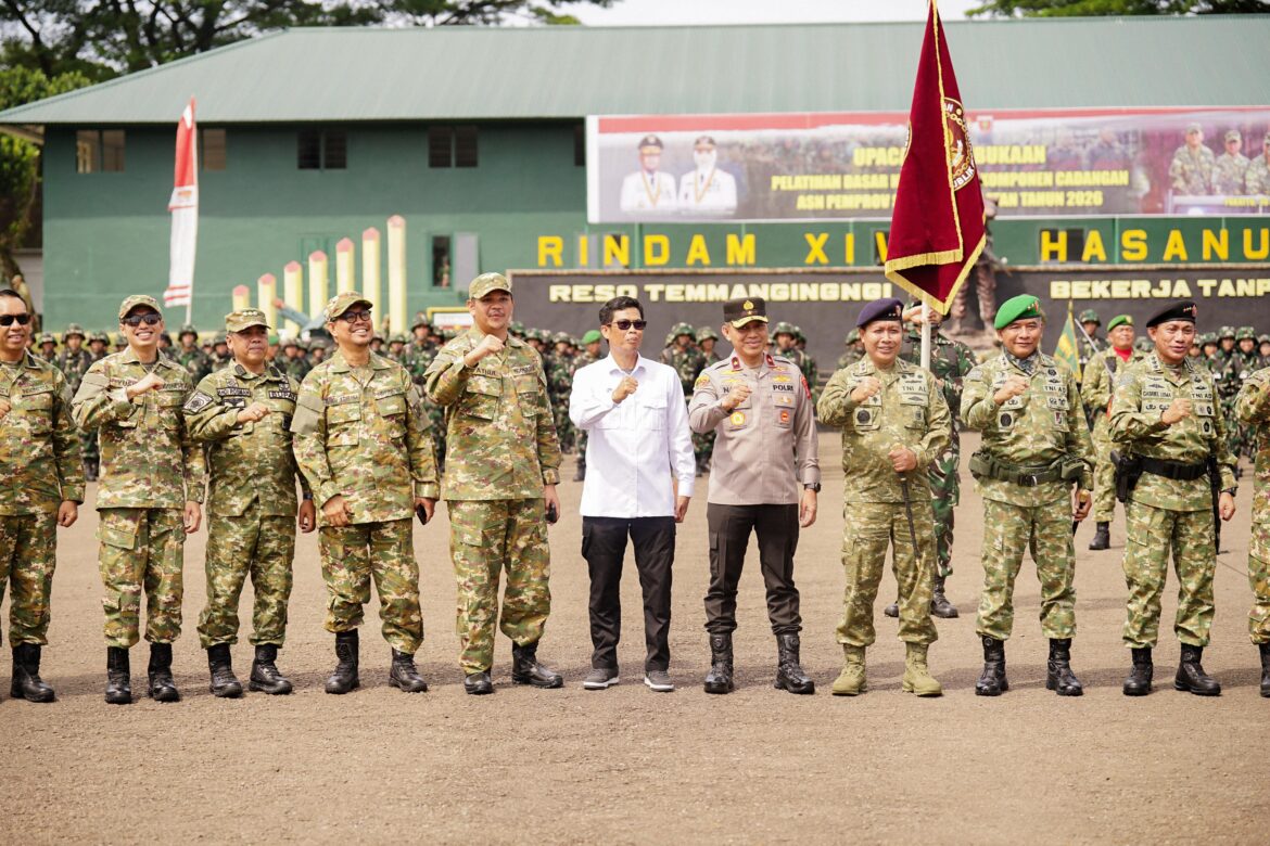 Perkuat Nasionalisme ASN, Bupati Bantaeng Hadiri Latsamil Komcad Sulsel 2026