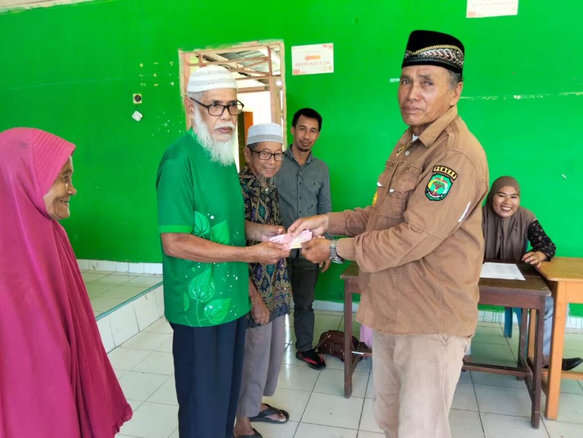 Pemerintah Desa Bumi Harapan Salurkan BLT DD Triwulan Pertama Tahun 2026