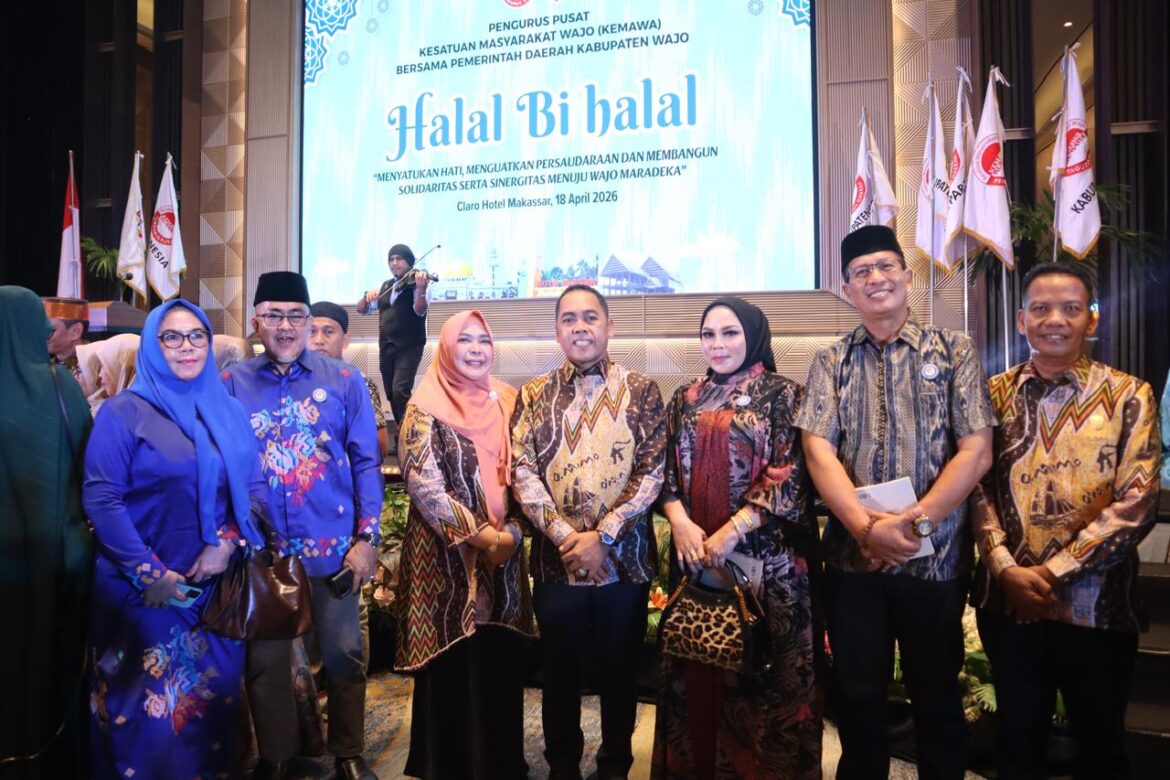 Halal Bihalal KEMAWA Wadah Mempererat Hubungan Kekeluargaan Antar Masyarakat Wajo