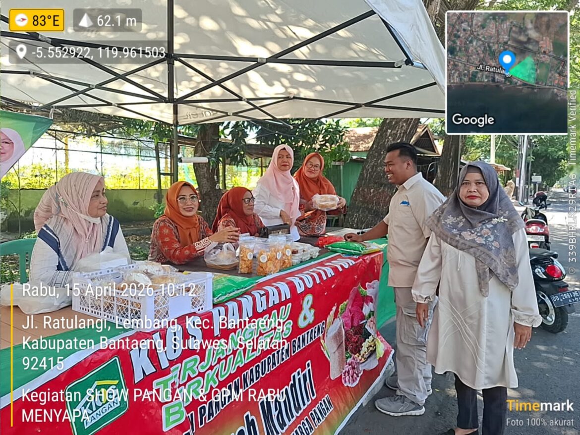 *Kolaborasi TP. PKK Kabupaten Bantaeng dengan Dinas Ketahanan Pangan