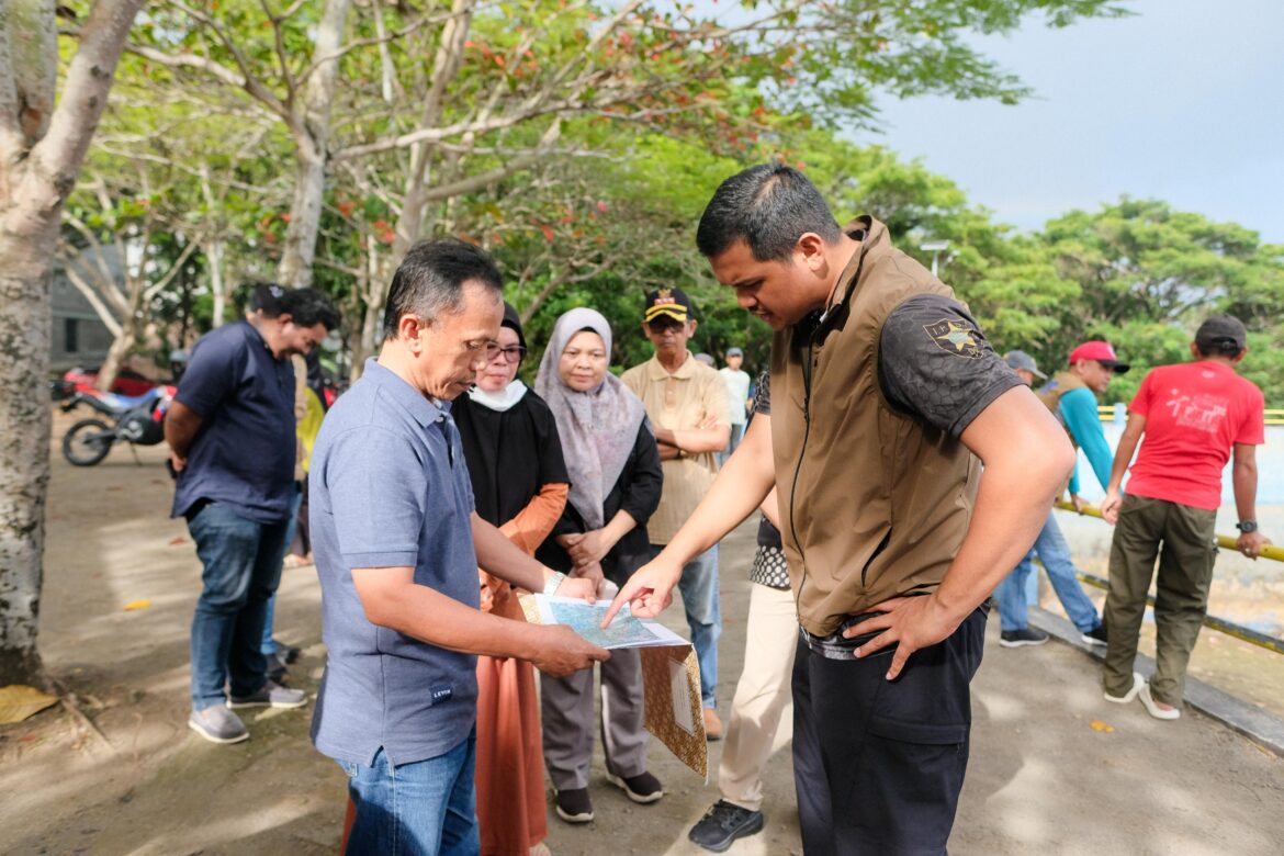Siap Pengerukan Demi Cegah Banjir, Bupati Bantaeng Tinjau Cekdam Balang Sikuyu
