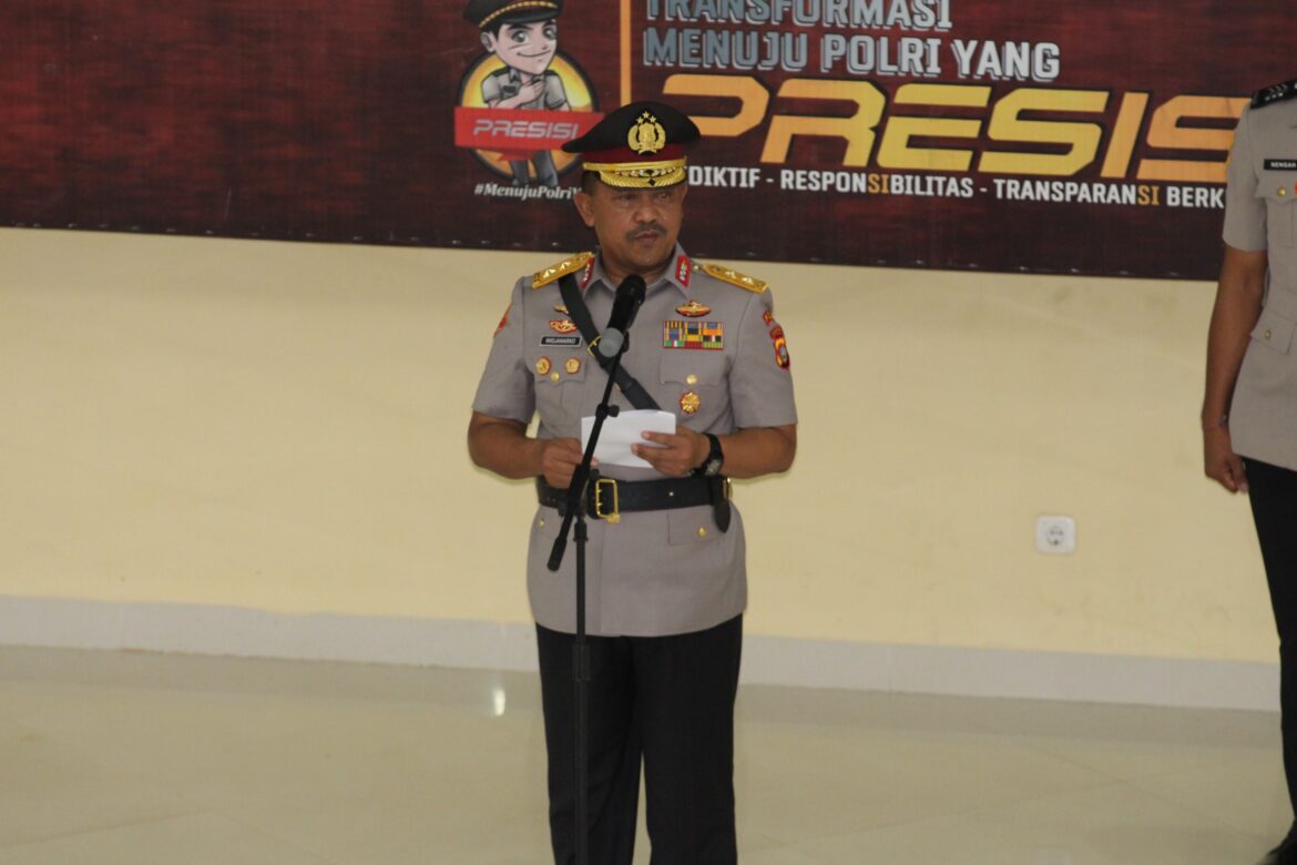 Irjen Didik Agung Widjanarko Sampaikan Salam Perpisahan kepada Personel Polda Sultra