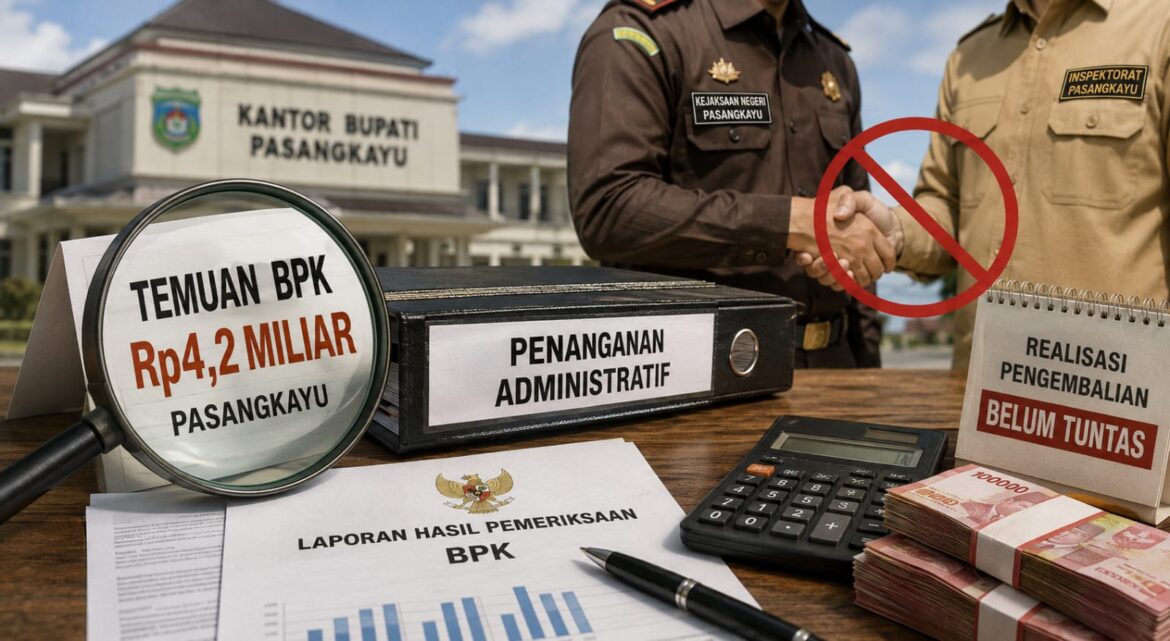 Kejari Pasangkayu Mengaku Temuan BPK Rp 4,2 Milyar, Belum Ada MoU dengan Inspektorat