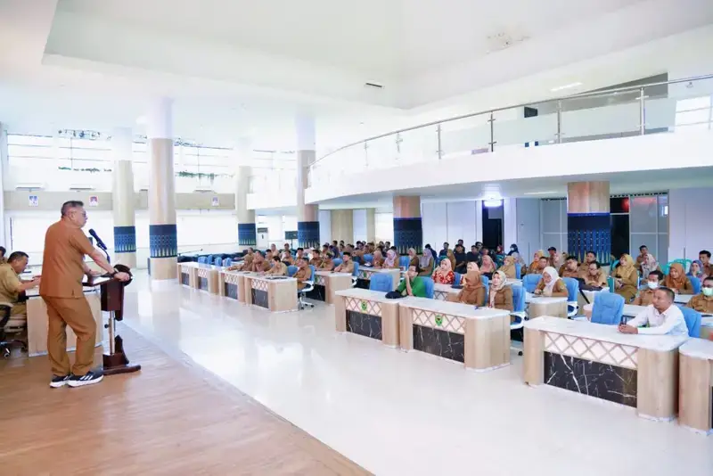 Wabup Barru Galang Komitmen Desa Siaga TB dan Sosialisasi GERMAS di Baruga Pettu Ada’E