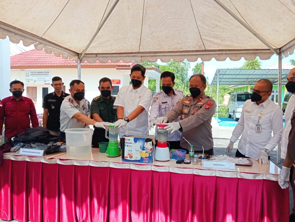 Waduhhh,” Parah Pasangkayu di Duga Darurat Narkotika, 864 Gram BB Narkotika di Musnahkan Kejari,