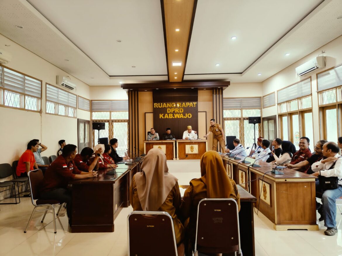 DPRD Wajo Terima Aspirasi FORMADA, Terkait Penganggaran Media