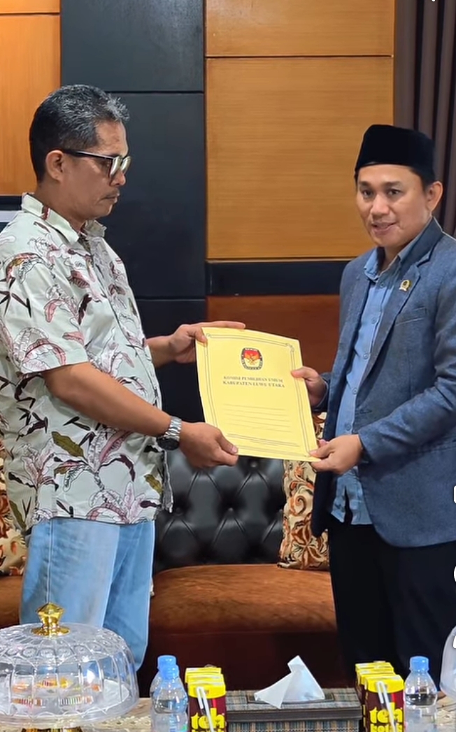 Ketua DPRD Luwu Utara, Terima Dokumen pengusulan PAW Almarhum H. Rusli, Proses Cepat Sesuai Ketentuan