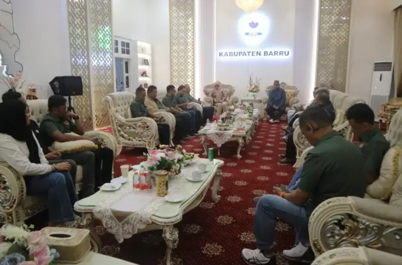 Perkuat Sinergi, Pengurus KONI Barru Periode 2025-2029 Audiensi dengan Bupati