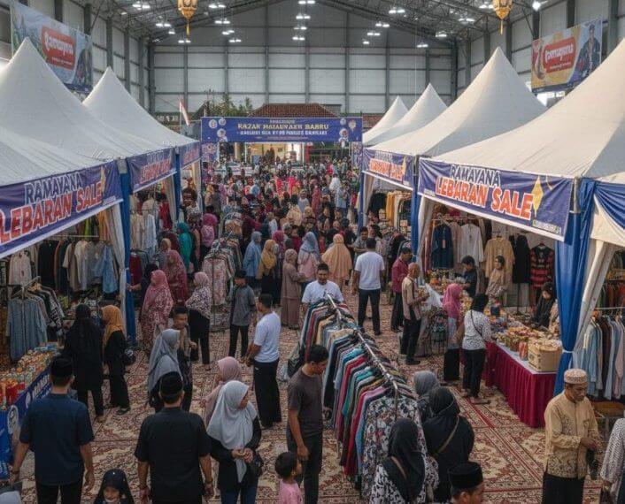 Sambut Ramadan 1447 H, Pemkab Barru Pantau Kesiapan Bazar Ramayana di Bola Sobae