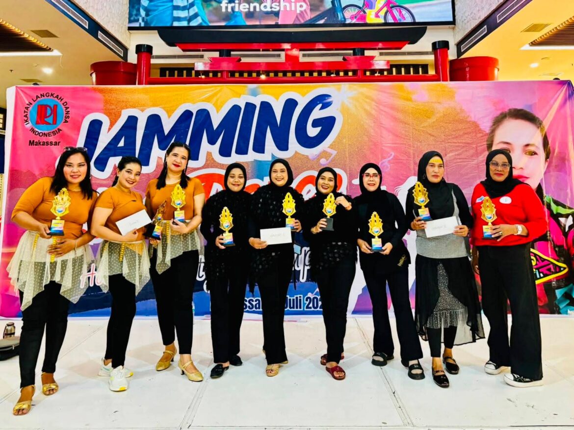 Tiga Tim Line Dance Bantaeng Ukir Prestasi di Lomba Jamming PIPO Makassar