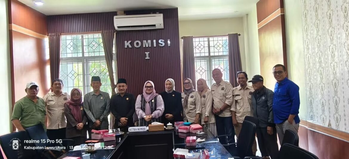 Hj. Mega Wati Jamal Ketua Komisi I DPRD Luwu Utara, Desak Jaminan Sosial BPD Masuk Perubahan APBD 2026