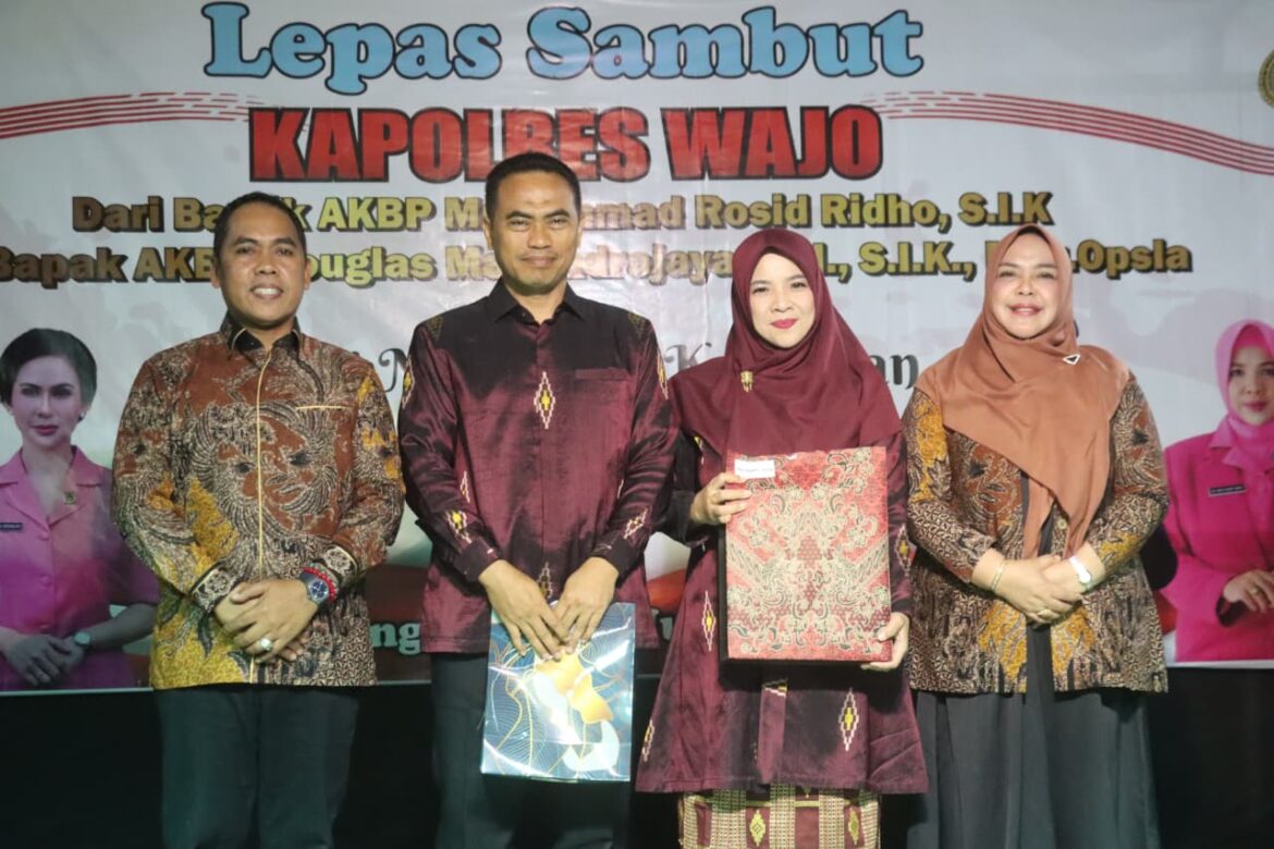 Pemda Wajo Gelar Lepas Sambut Kapolres Baru di Rujab Bupati Wajo
