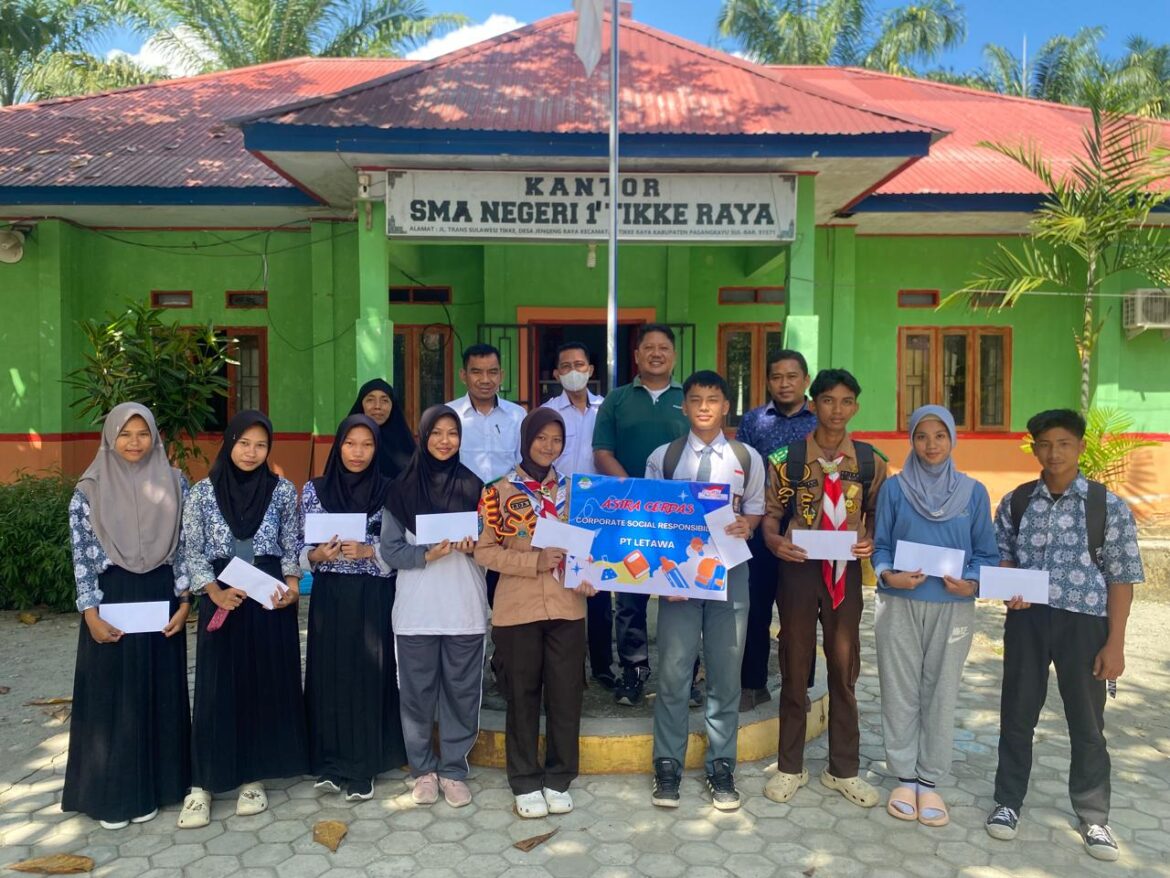 PT Letawa Komitmen Salurkan Bantuan Pendidikan, 55 Siswa Tikke Raya Terima Beasiswa Astra Cerdas