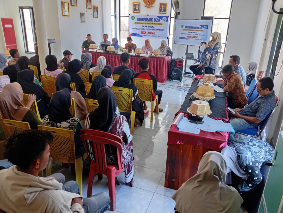 Musrenbang RKPDes 2027 Desa Lasitae Sukses Digelar, Serap Aspirasi Seluruh Elemen Masyarakat