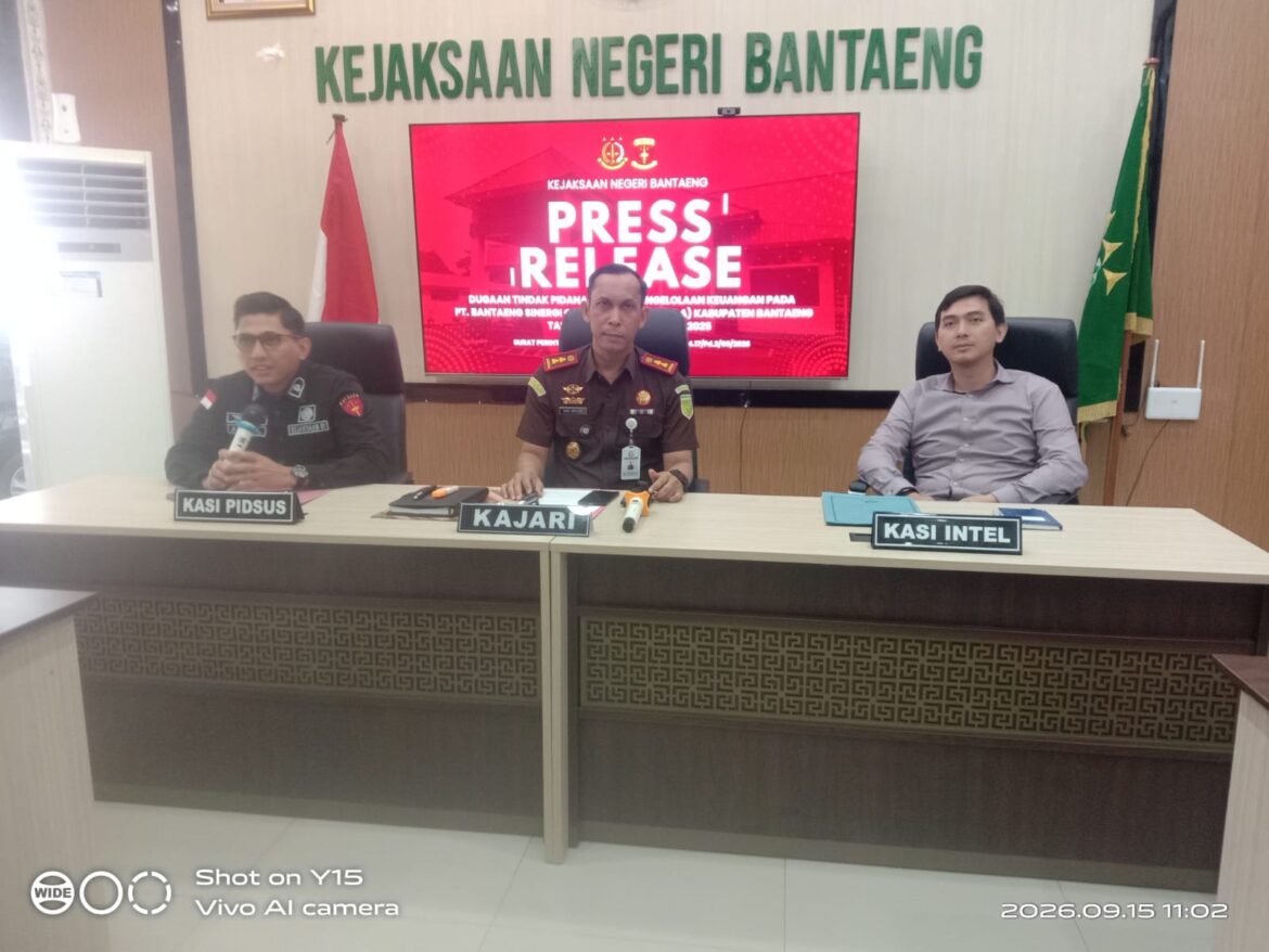 Kejari Bantaeng Naikkan Kasus Dugaan Korupsi PT BASIC ke Tahap Penyidikan