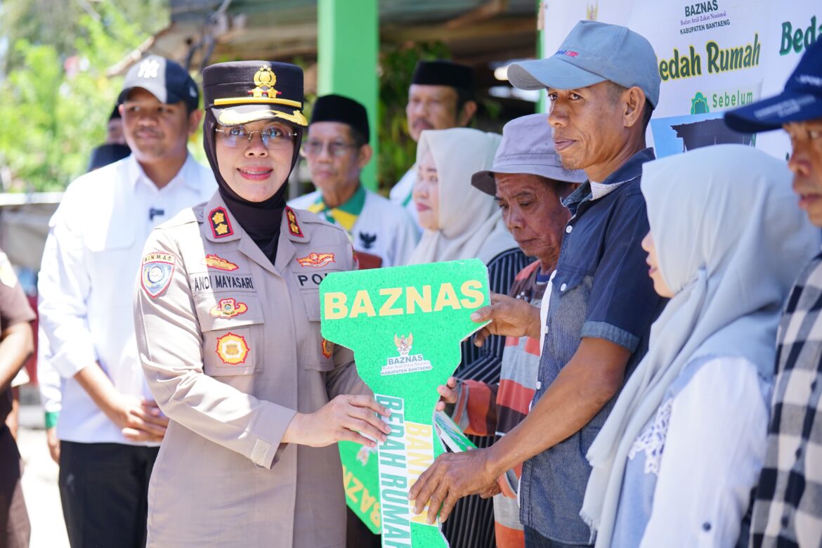 *Wujud Kepedulian kepada Warga, Bupati Bantaeng Resmikan 8 rumah program Baznas
