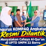Pengurus KOMPAQ Angkatan IV Resmi Dilantik, Menyalakan Cahaya Al-Qur'an di UPTD SMPN 22 Barru Pengurus KOMPAQ Angkatan IV Resmi Dilantik, Menyalakan Cahaya Al-Qur'an di UPTD SMPN 22 Barru
