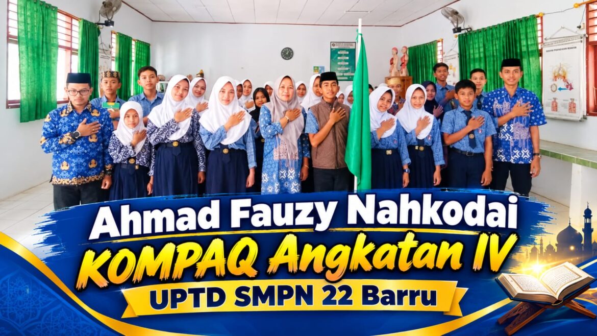 Sosok Ahmad Fauzy bukanlah nama yang asing di lingkungan UPTD SMPN 22 Barru.