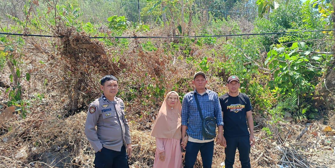 Antisipasi Kebakaran Hutan dan Lahan, Polsek Pujananting Edukasi Warga Dusun Bampae
