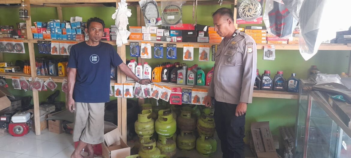 Polsek Pujananting Siagakan Pengawasan Gas LPG 3 Kg, Imbau Pangkalan Jual Sesuai HET
