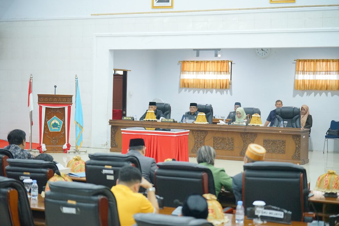 DPRD Bantaeng Gelar Rapat Paripurna Penetapan Ranperda di Luar Propemperda 2026