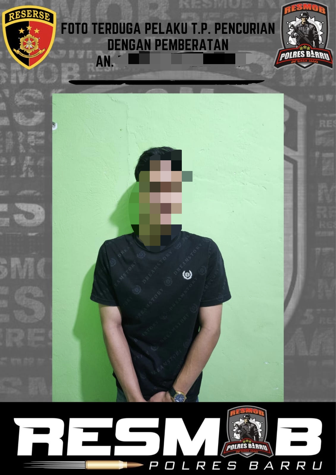 ​Curi Uang Rp40 Juta dan Rokok di Swiss Mart Barru, Pemuda 19 Tahun Dibekuk Polisi