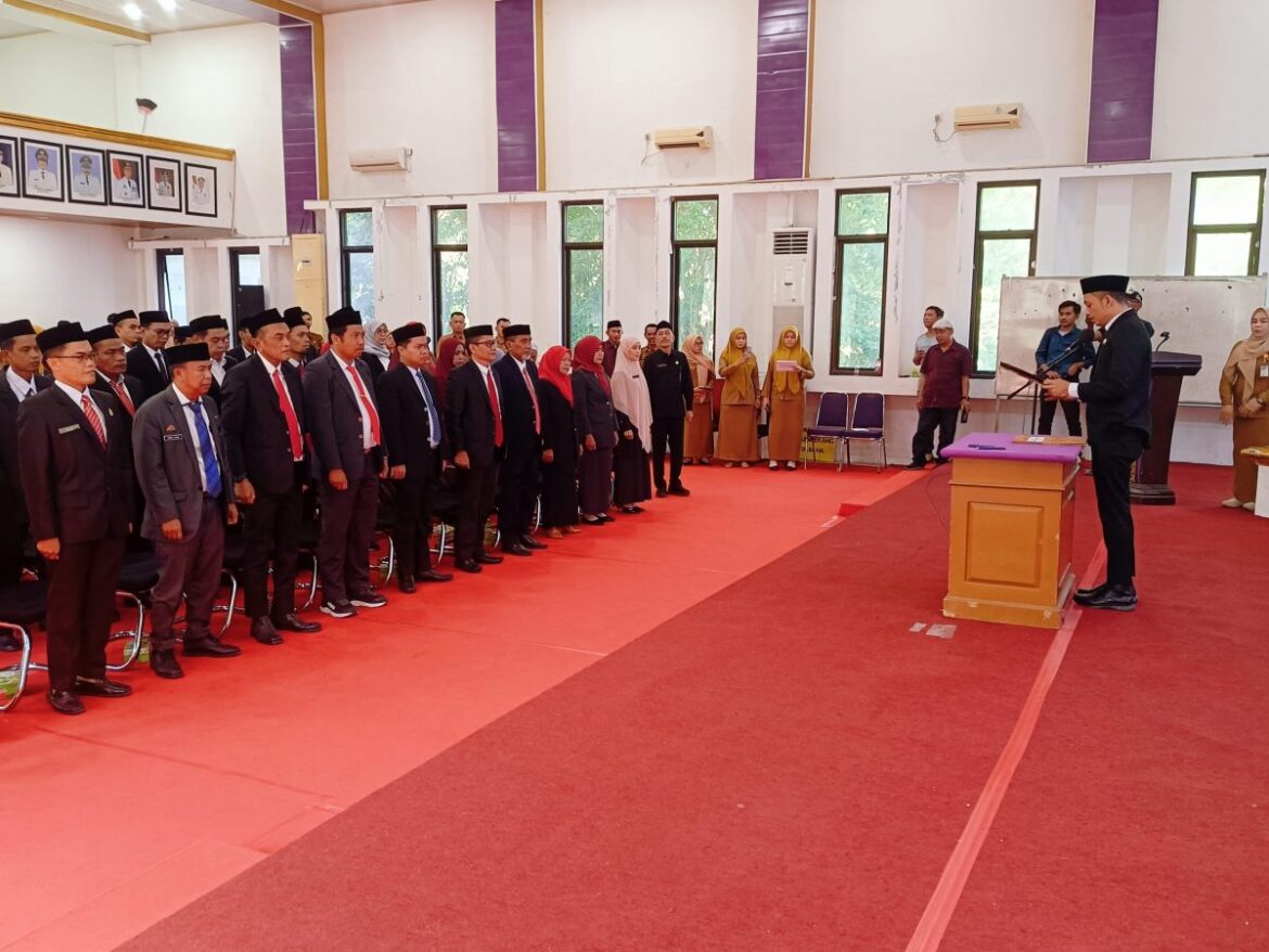 Bupati Enrekang Lantik 38 Pejabat, Tegaskan Jabatan Bukan Hadiah