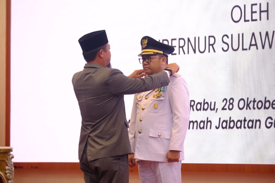 Resmi Dilantik Jadi Bupati Gowa, Darmawangsyah Prioritaskan Penyelesaian Program Pembangunan dan Keuangan
